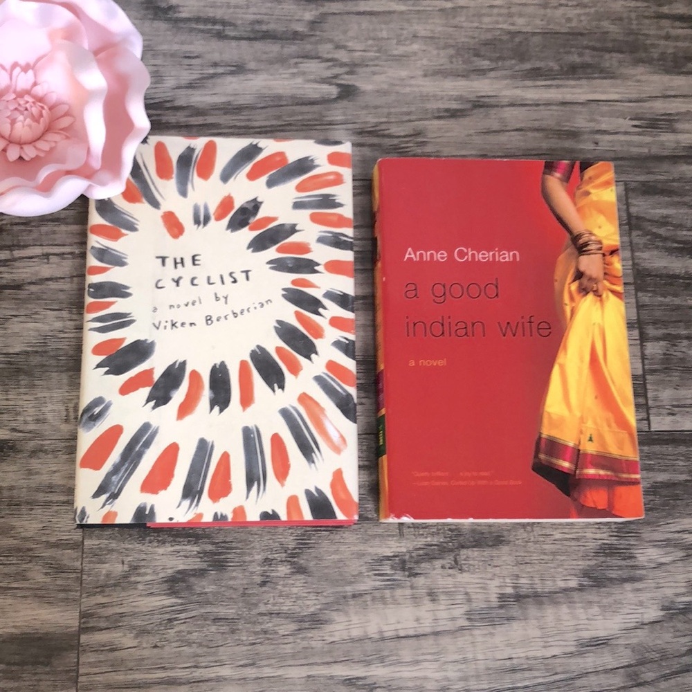 THE CYCLIST & A GOOD INDIAN WIFE drama mysteries black comedy novels books